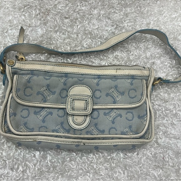 Celine Macadam Canvas Shoulder Bag - Picture 8 of 13